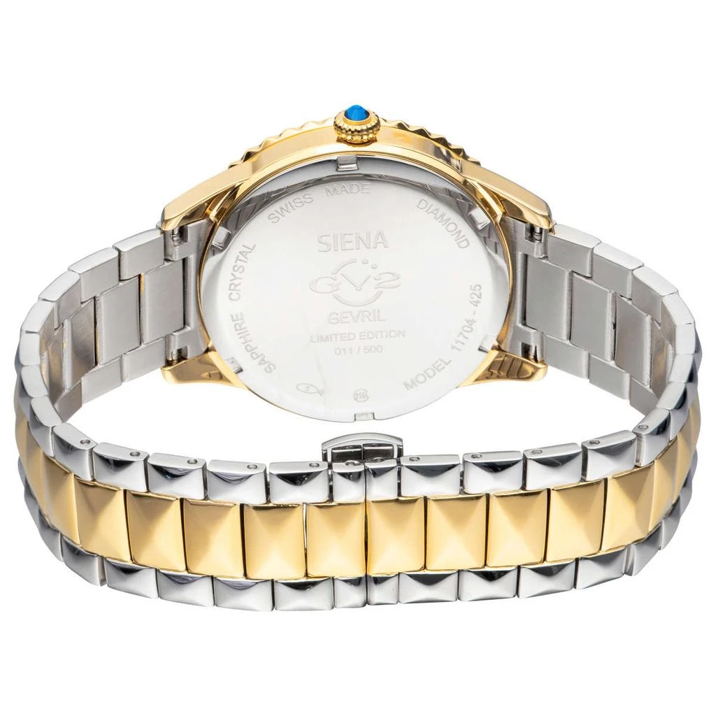 商品Gevril|GV2 by Gevril Siena Diamond Women's Watch,价格¥4458,第2张图片详细描述