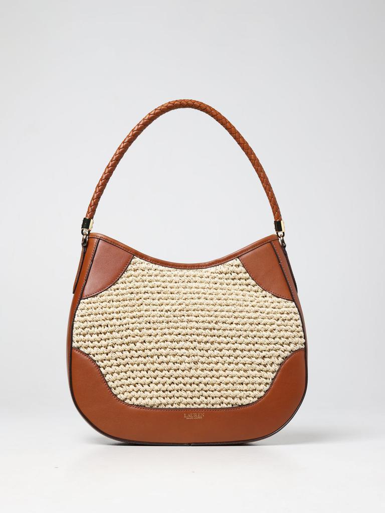 商品Ralph Lauren|Lauren Ralph Lauren hobo bag in woven straw,价格¥1454,第1张图片