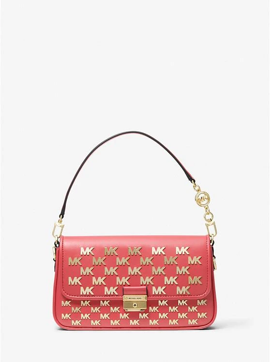 商品Michael Kors|Bradshaw Small Embellished Faux Leather Convertible Shoulder Bag,价格¥840,第1张图片