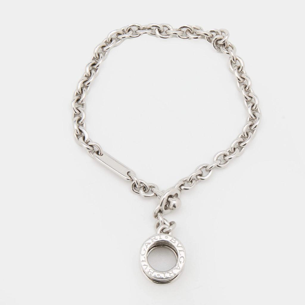 Bvlgari B.Zero1 Sterling Silver Chain Link Charm Bracelet商品第3张图片规格展示