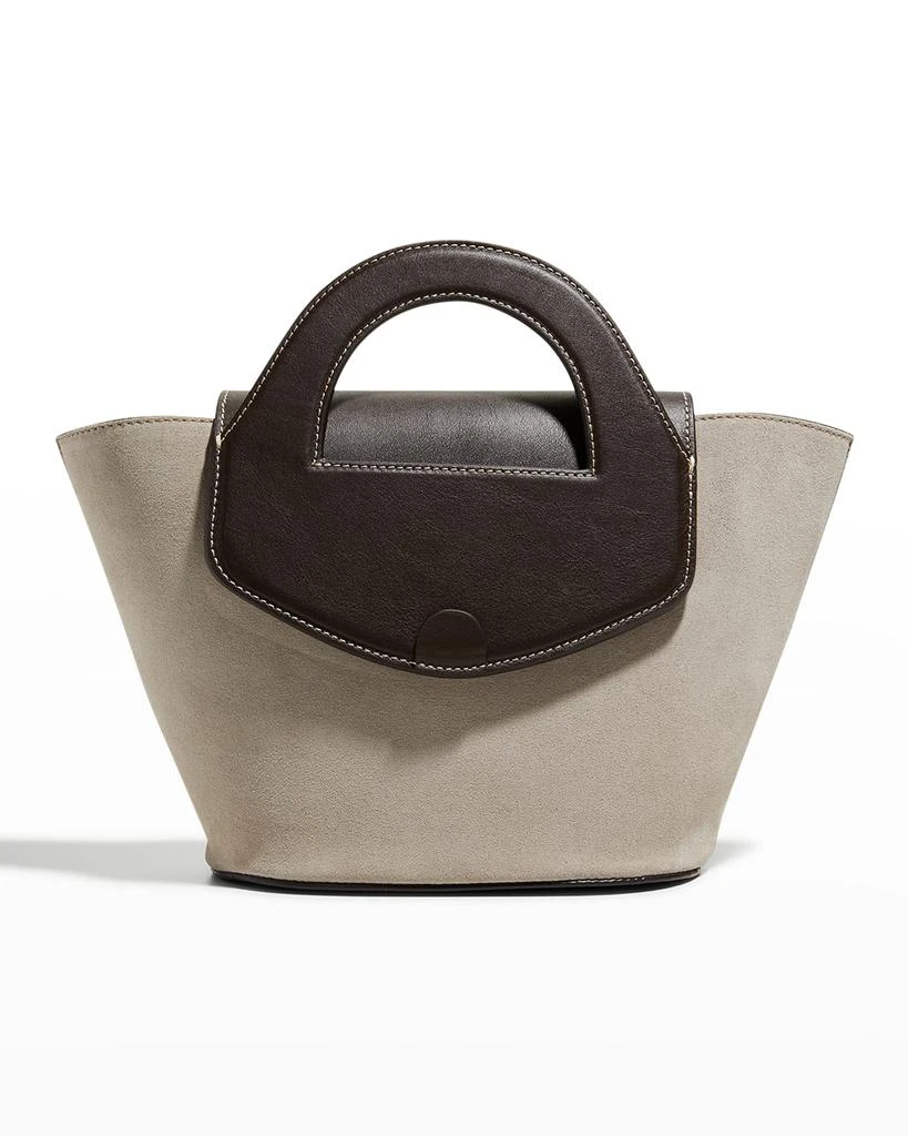 商品Hereu|Alqueria Cutout Suede Top-Handle Bag,价格¥2083,第1张图片
