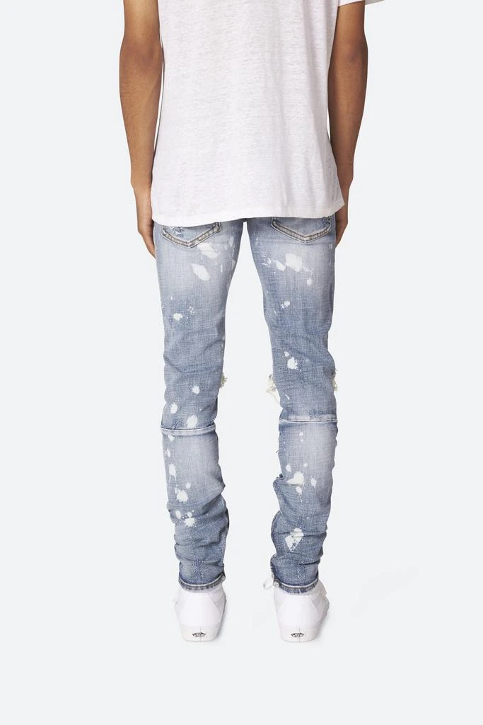 商品MNML|M1 Splash Stretch Slim Denim - Blue,价格¥513,第5张图片详细描述
