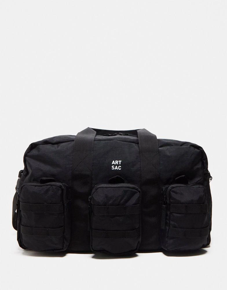 商品Artsac|ARTSAC harring triple pocket holdall in black,价格¥503,第1张图片