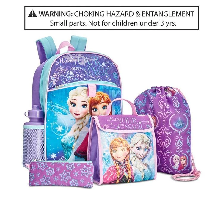 商品Frozen|5-Pc. Backpack & Accessories Set, Little Girls (2-6X) & Big Girls (7-16),价格¥262,第1张图片