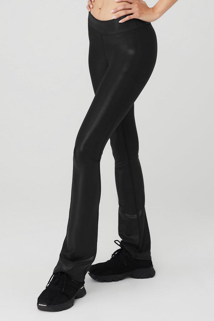 Super Shine Low-Rise Bootcut Legging - Black商品第3张图片规格展示