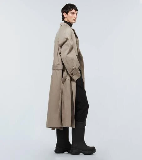 商品Balenciaga|Oversized cotton-blend trench coat,价格¥15802,第4张图片详细描述