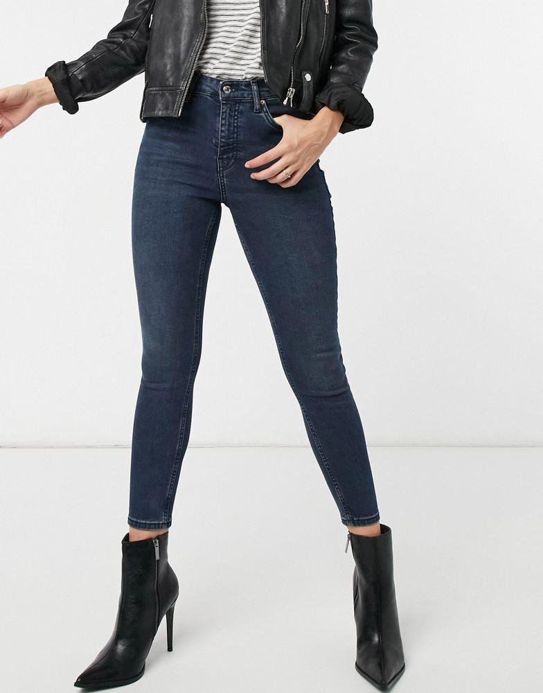 商品Topshop|Topshop Jamie skinny jeans in blue,价格¥147,第6张图片详细描述