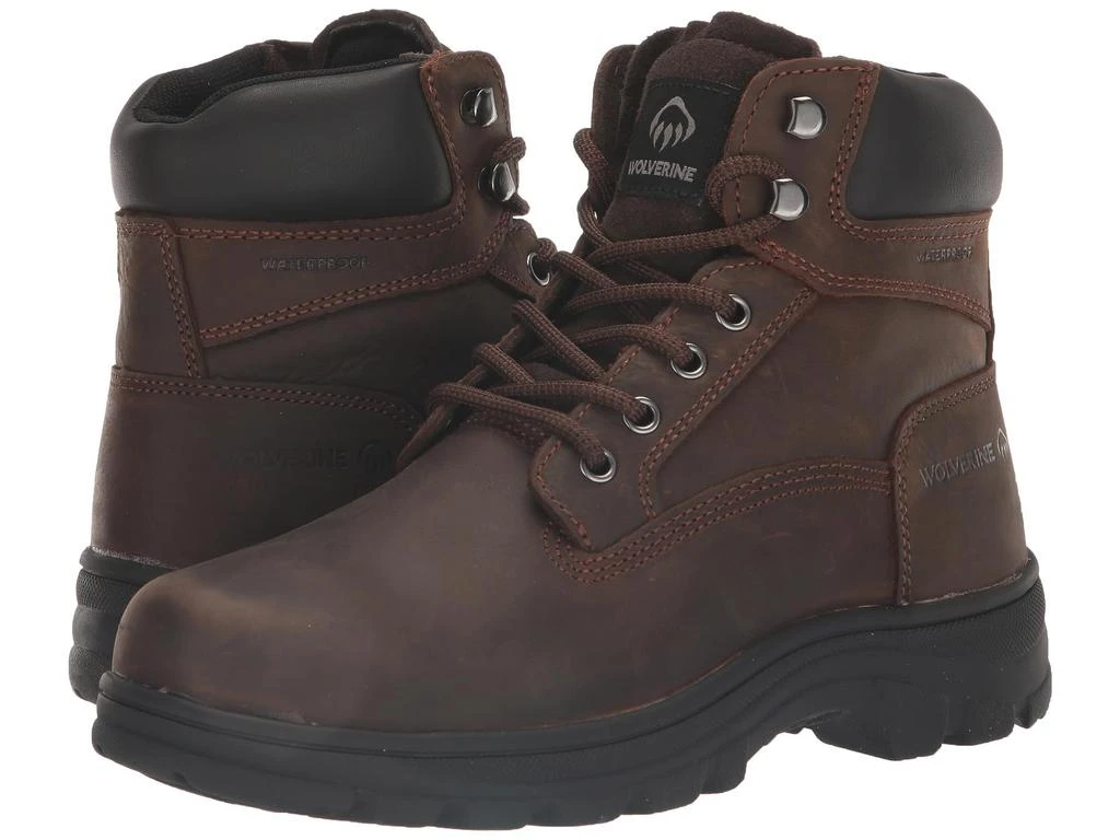 商品Wolverine|Carlsbad Waterproof 6" Work Boot,价格¥711,第1张图片