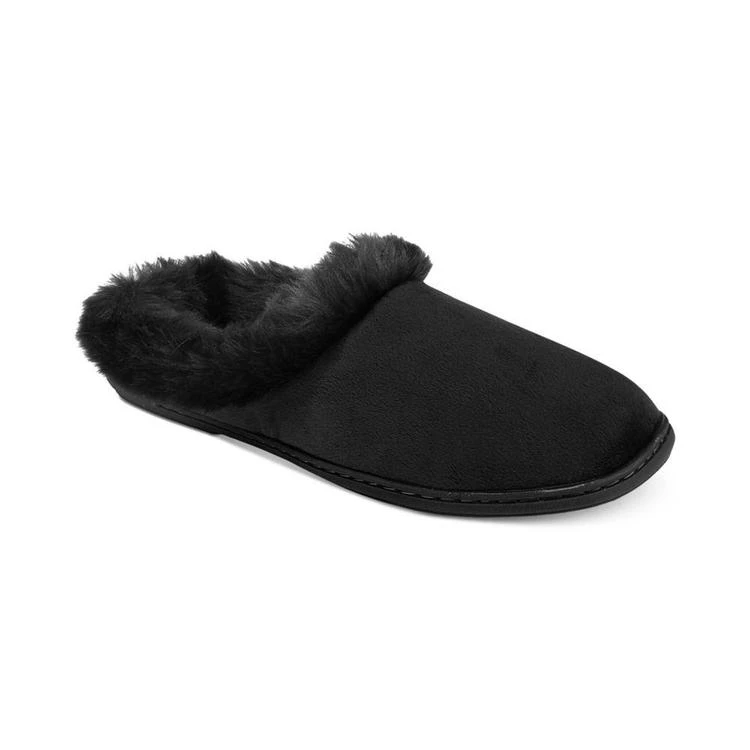 商品Charter Club|Microvelour Clog Memory Foam Slippers, Created for Macy's,价格¥67,第2张图片详细描述