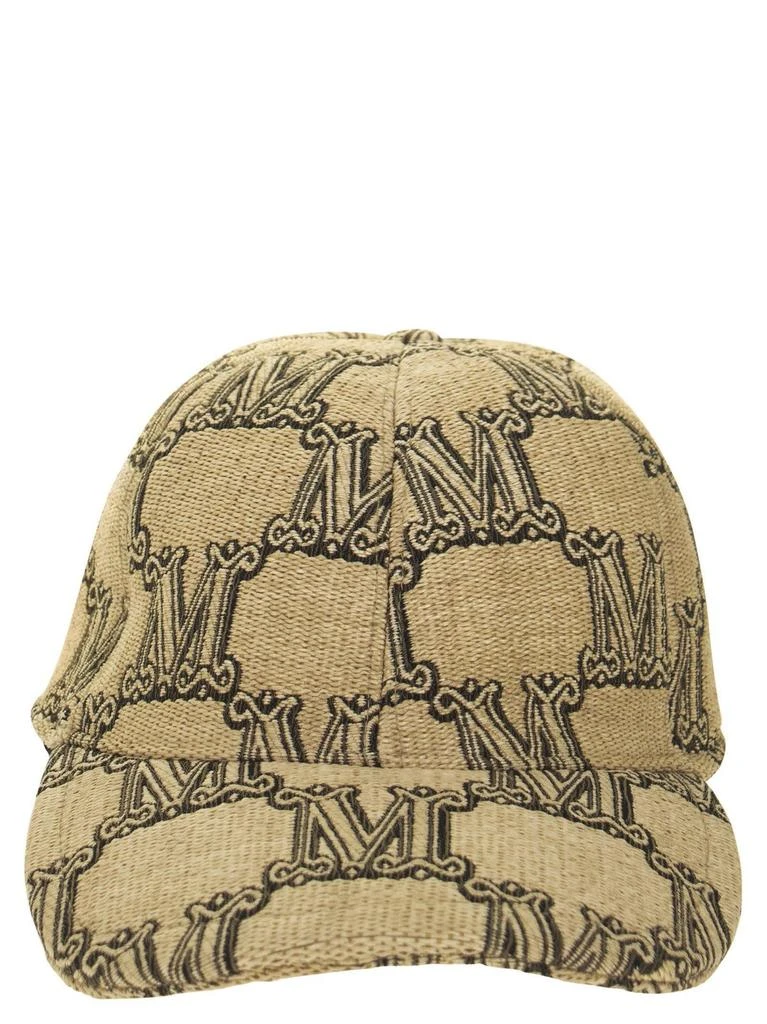 商品Max Mara|Max Mara All-Over Logo Jacquard Baseball Cap,价格¥738,第1张图片