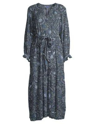 商品Democracy|Crochet-Trim Paisley Print Dress,价格¥202,第3张图片详细描述