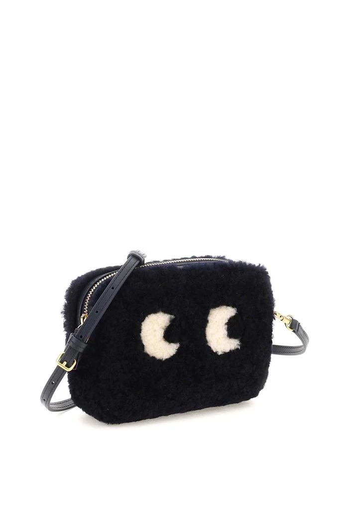 商品Anya Hindmarch|SHEARLING EYES MINI CROSSBODY BAG,价格¥3307,第3张图片详细描述