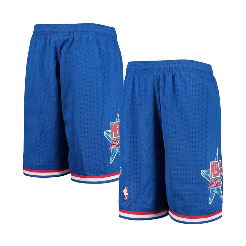 商品Mitchell and Ness|Youth Blue NBA All-Stars Hardwood Classics Swingman Shorts,价格¥364,第1张图片