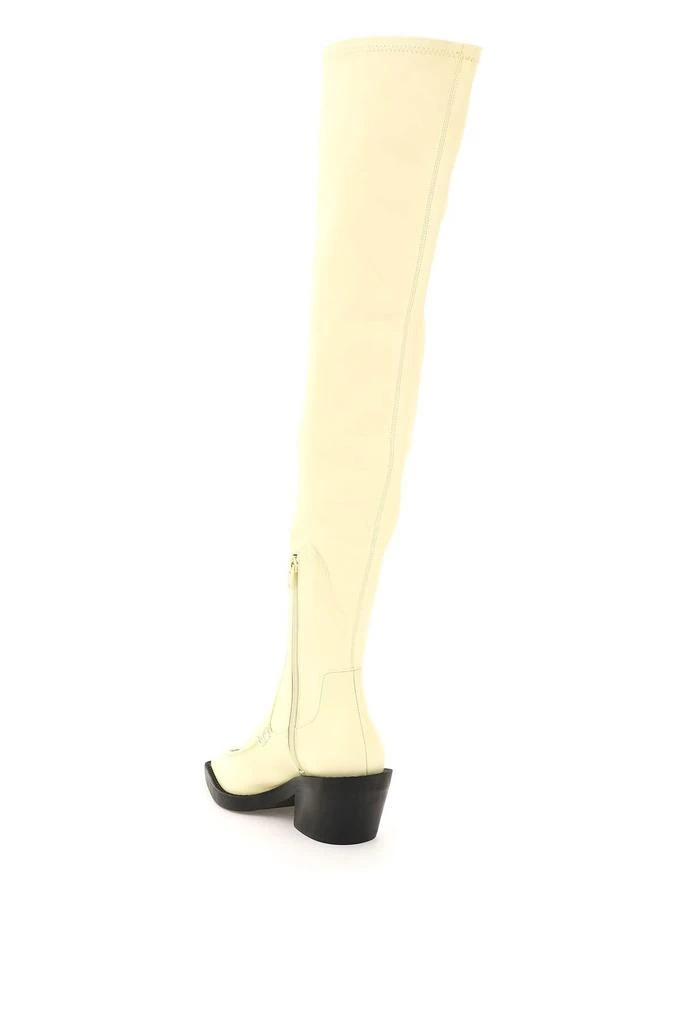 商品Khaite|Khaite charleston over-the-knee leather boots,价格¥7881,第3张图片详细描述