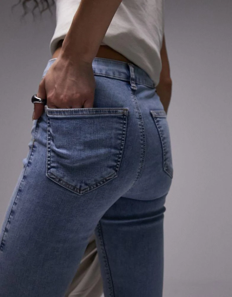 商品Topshop|Topshop Joni jeans in bleach,价格¥385,第5张图片详细描述