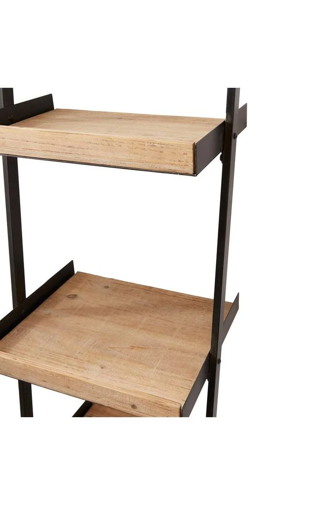 商品SONOMA SAGE HOME|Brown Wood Traditional Wall Shelf with Clock,价格¥1267,第5张图片详细描述