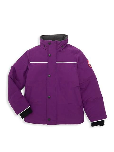 商品Canada Goose|Little Kid's Snowy Owl Coyote Fur-Trim Down Parka,价格¥4927,第5张图片详细描述