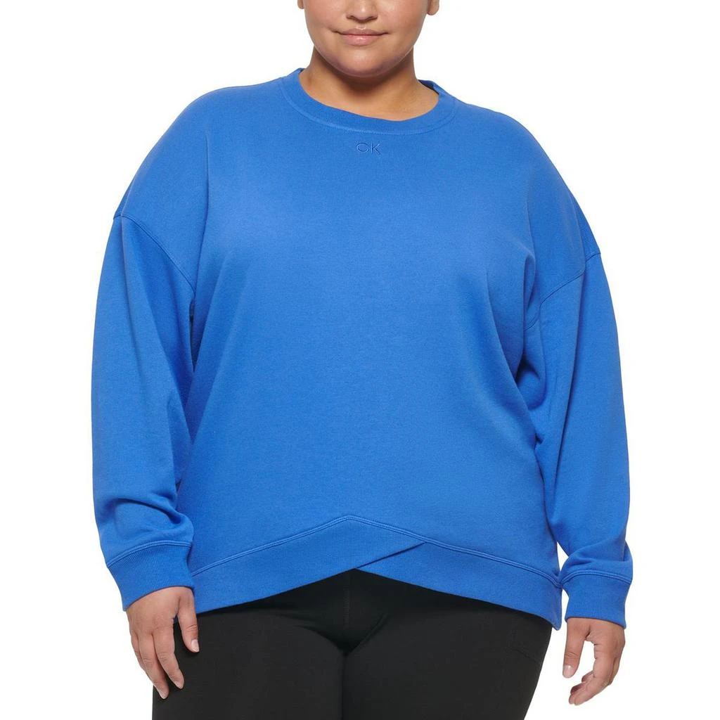 商品Calvin Klein|Calvin Klein Performance Womens Plus Terry Cozy Sweatshirt,价格¥183-¥227,第4张图片详细描述