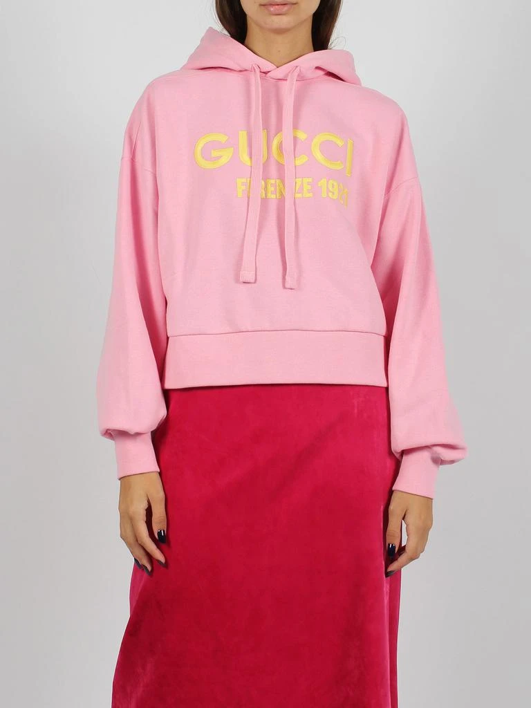 商品Gucci|Gucci firenze 1921 hooded sweatshirt,价格¥8123,第2张图片详细描述