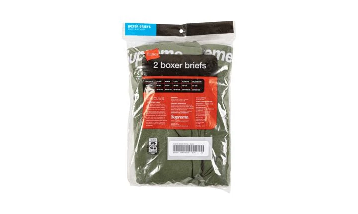 商品Supreme|Supreme Hanes Boxer Briefs (2 Pack),价格¥524-¥740,第3张图片详细描述