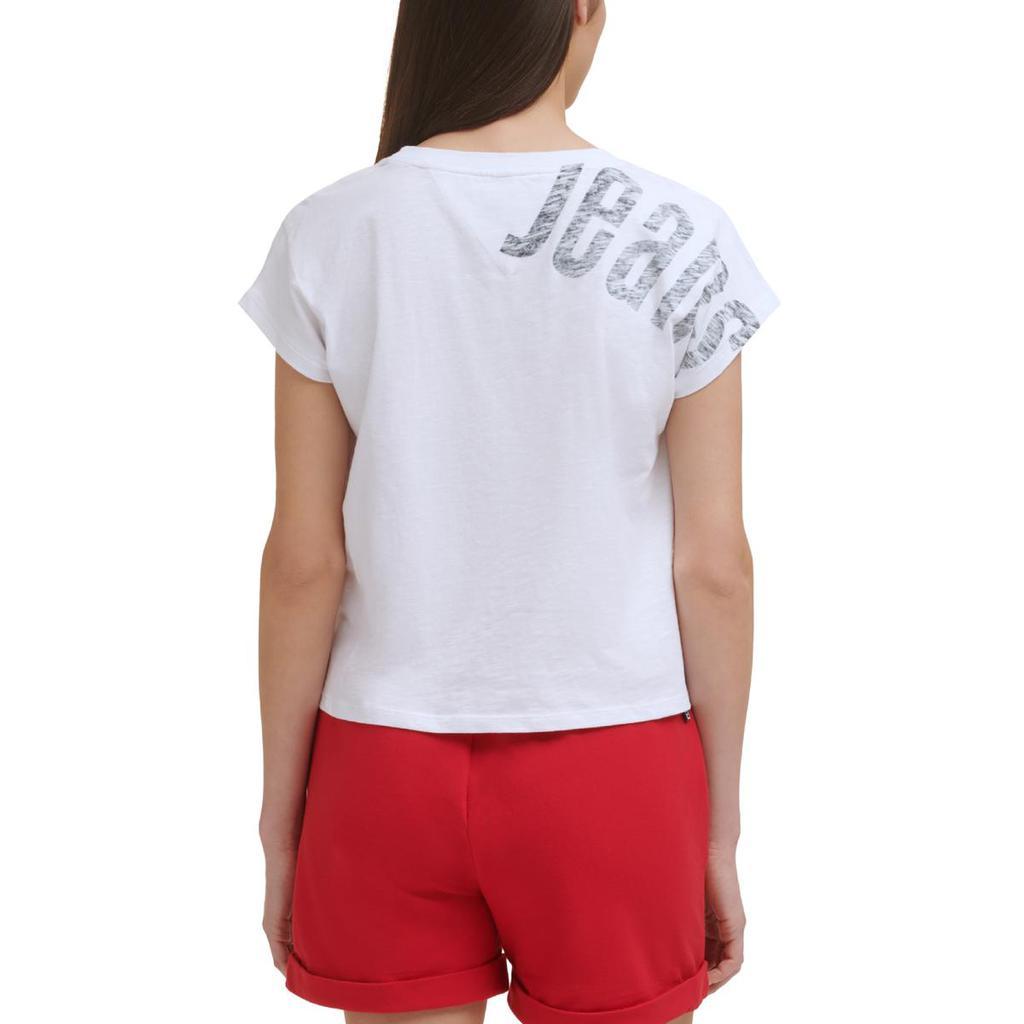商品Tommy Jeans|Tommy Jeans Womens Logo Slub T-Shirt,价格¥156,第4张图片详细描述