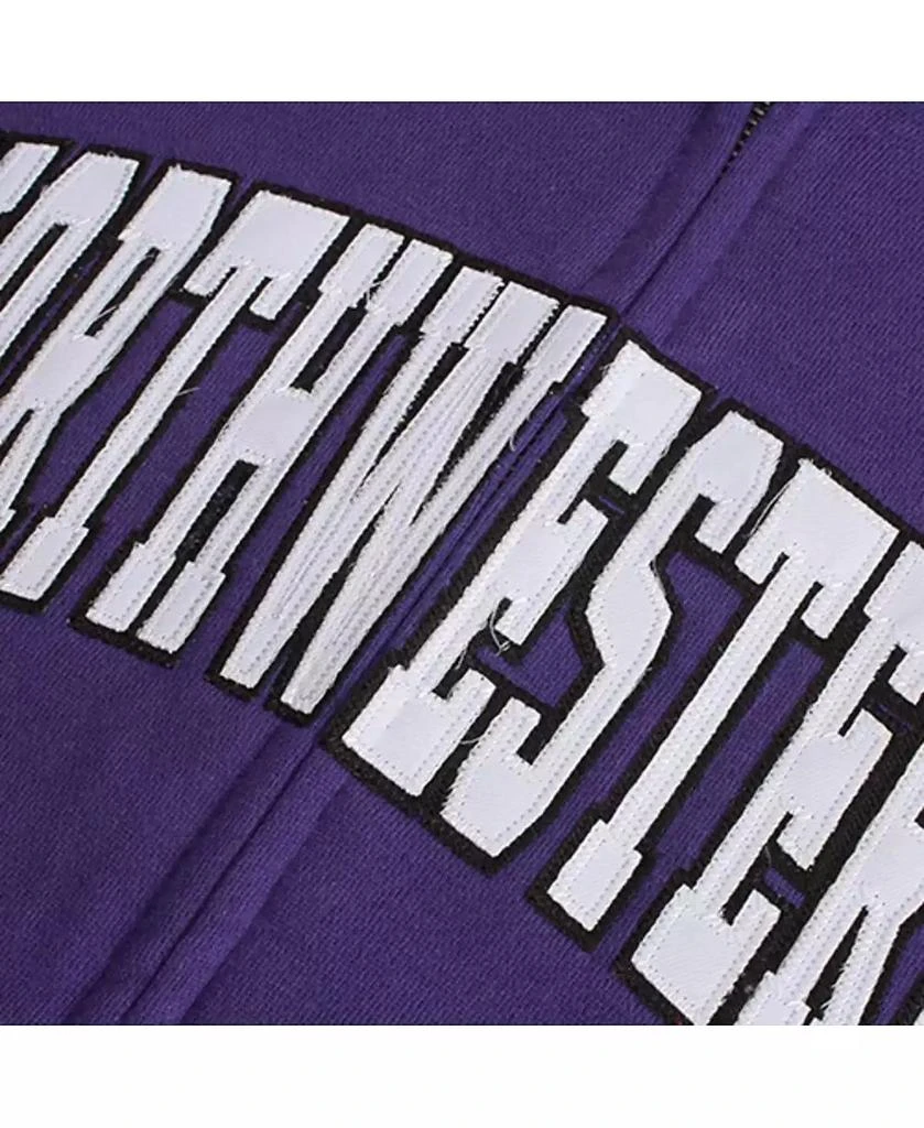 商品Colosseum|Women's Purple Northwestern Wildcats Arched Name Full-Zip Hoodie,价格¥308,第2张图片详细描述