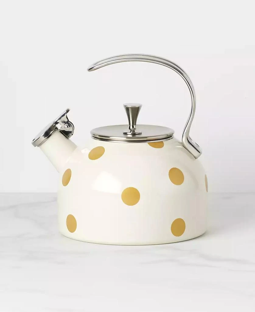 商品Kate Spade|new york Deco Dot Gold Tea Kettle,价格¥325,第2张图片详细描述