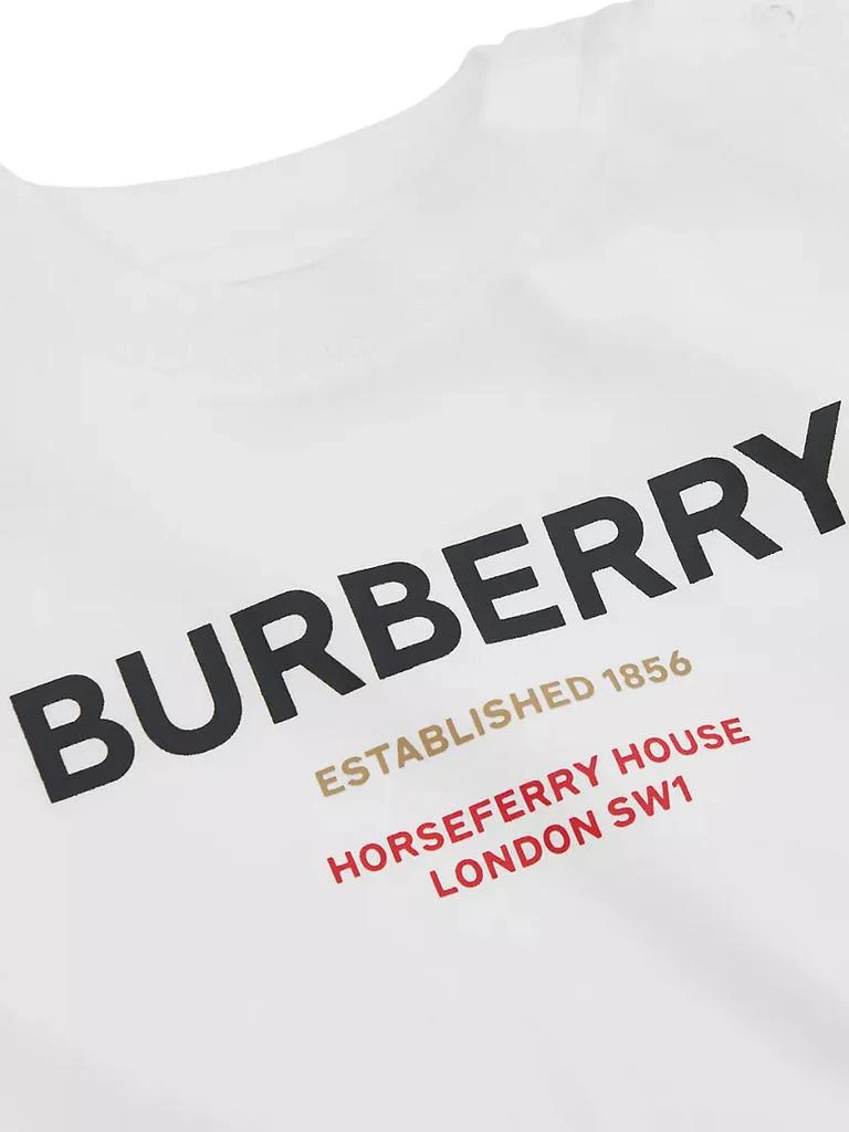 商品Burberry|Baby's Azari Logo Romper,价格¥1012,第4张图片详细描述