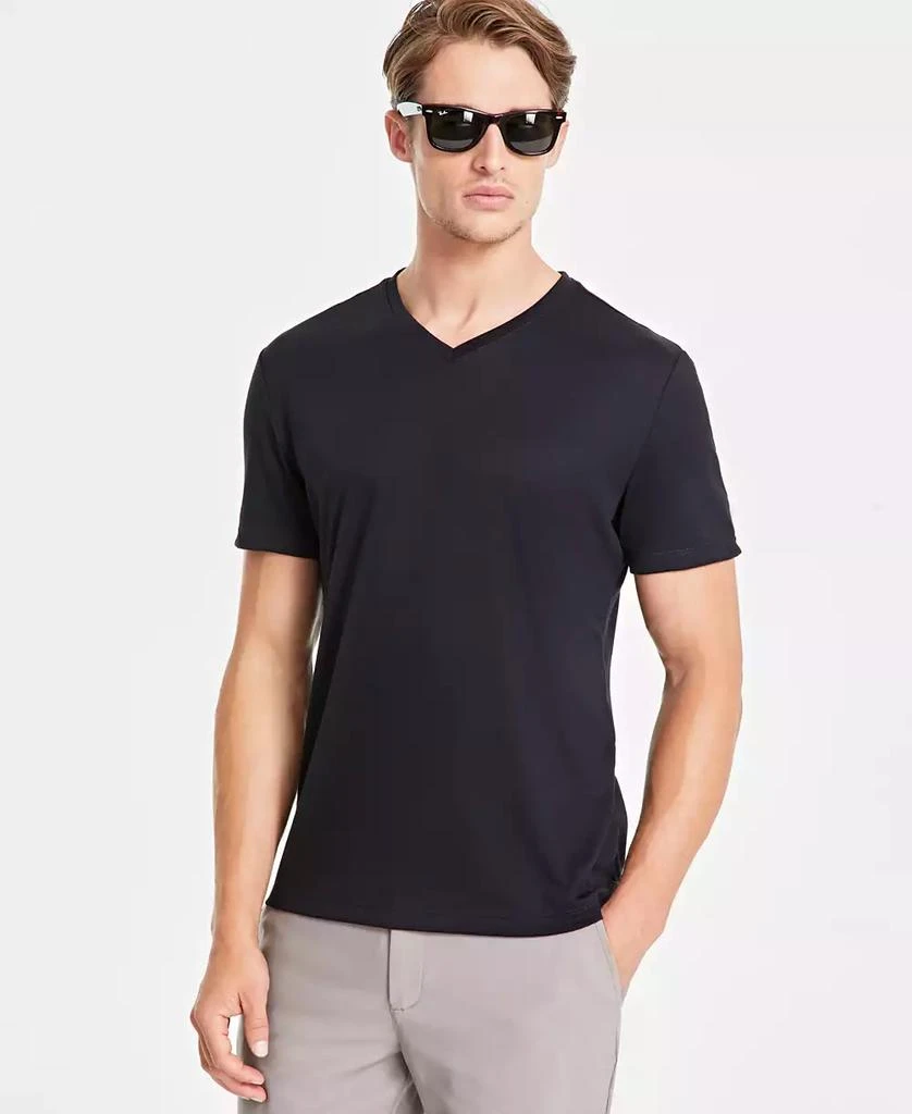 商品Alfani|Men's Travel Stretch V-Neck T-Shirt, Created for Macy's,价格¥90,第1张图片