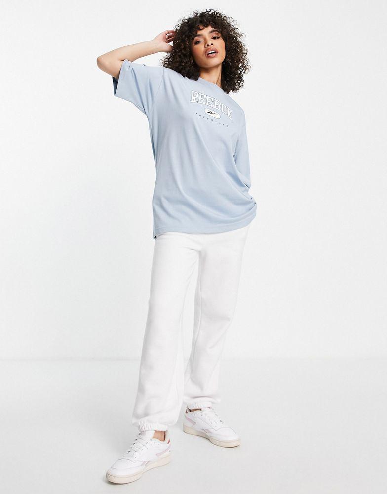Reebok oversized t-shirt in light blue商品第4张图片规格展示