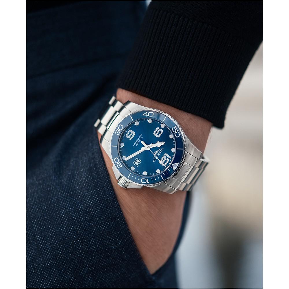 Men's Swiss Automatic HydroConquest Stainless Steel & Ceramic Diver Watch 41mm商品第2张图片规格展示