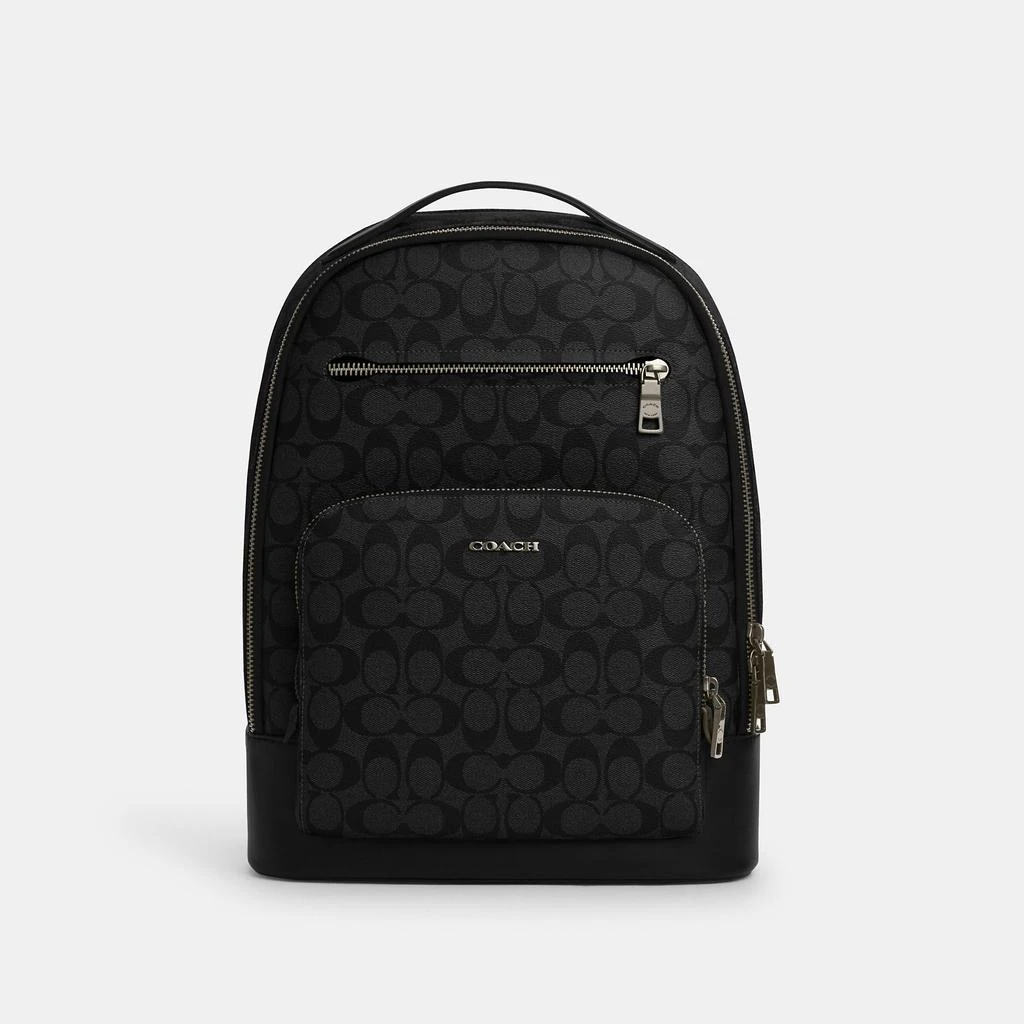 商品Coach|Coach Outlet Ethan Backpack In Signature Canvas,价格¥2036,第1张图片