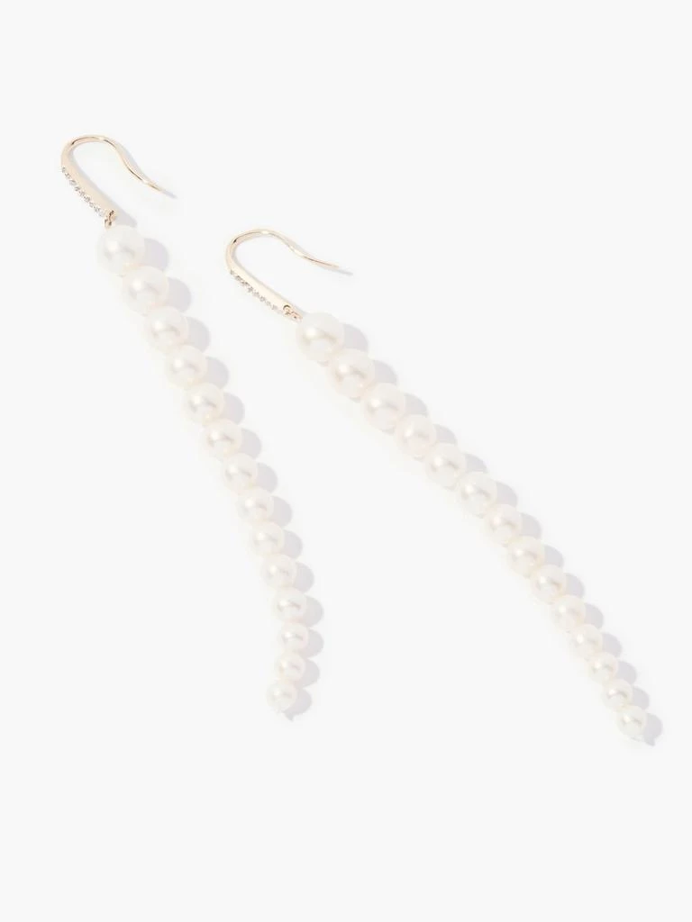 商品MATEO|Diamond, pearl & 14kt gold earrings,价格¥10574,第4张图片详细描述