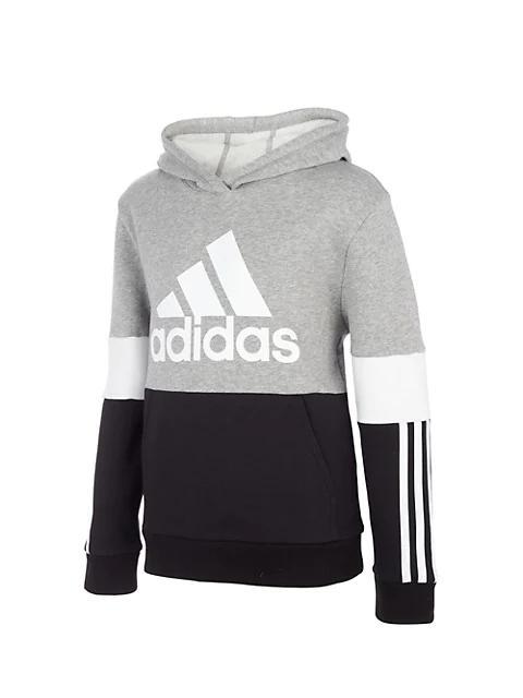 商品Adidas|Little Boy's Logo Color Block 3-Stripes Cotton Hoodie,价格¥148,第1张图片