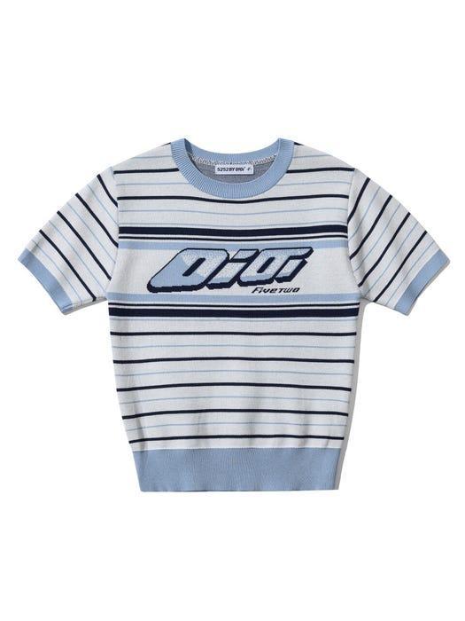 商品5252 BY O!OI|Italic OIOI Stripe Knit Sweater_White,价格¥620,第6张图片详细描述