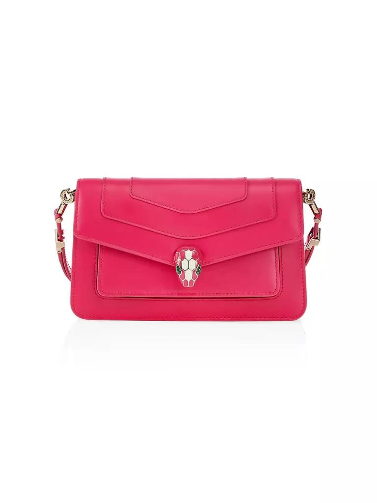 商品BVLGARI|Serpenti Forever E/W Leather Shoulder Bag,价格¥20753,第1张图片