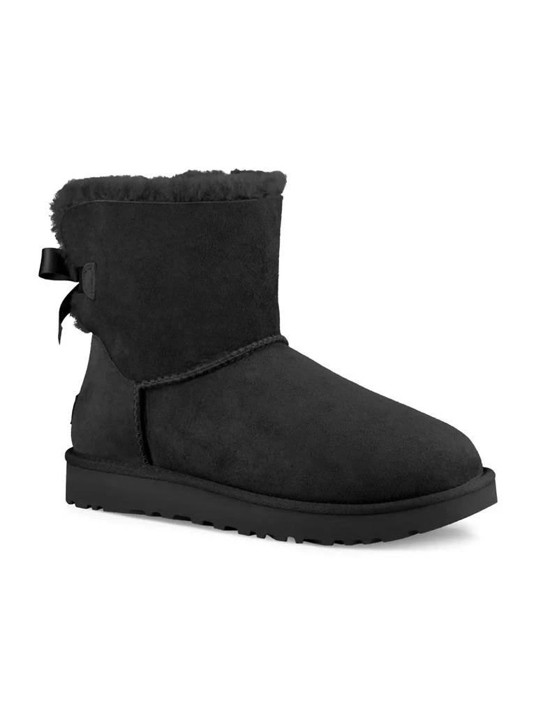 商品UGG|Mini Bailey Bow II Suede Ankle Boots,价格¥1278,第1张图片