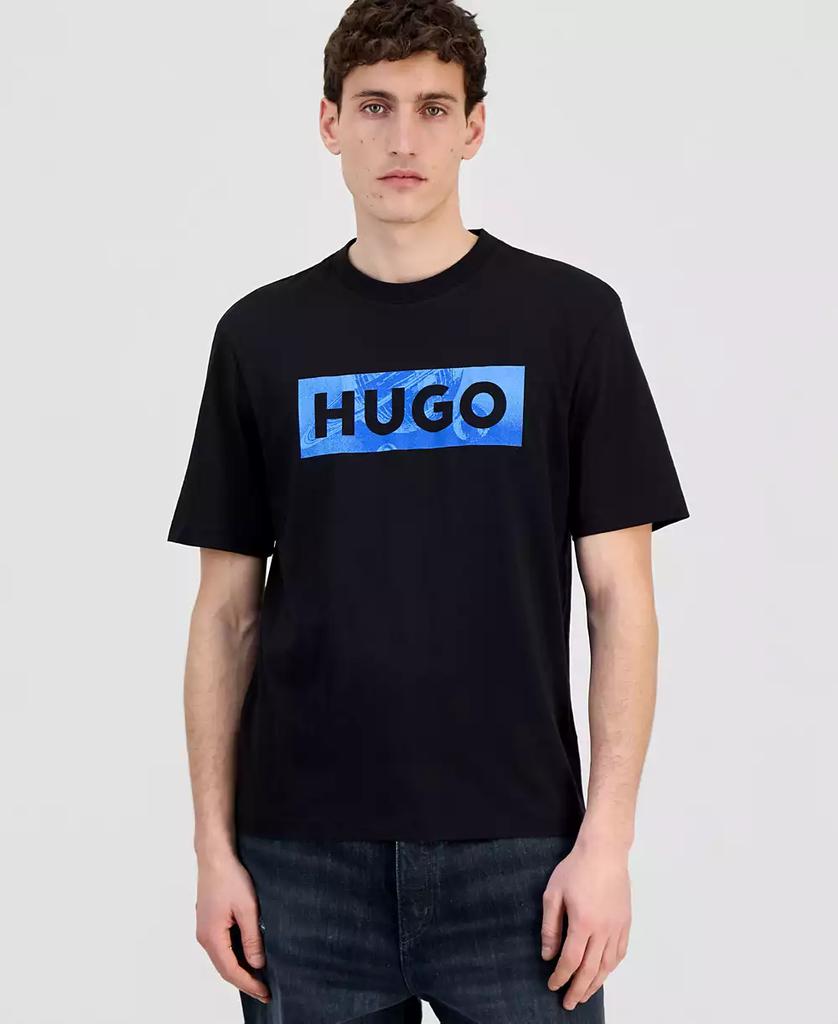 Hugo by Men's Cotton Logo Crewneck T-Shirt image 2