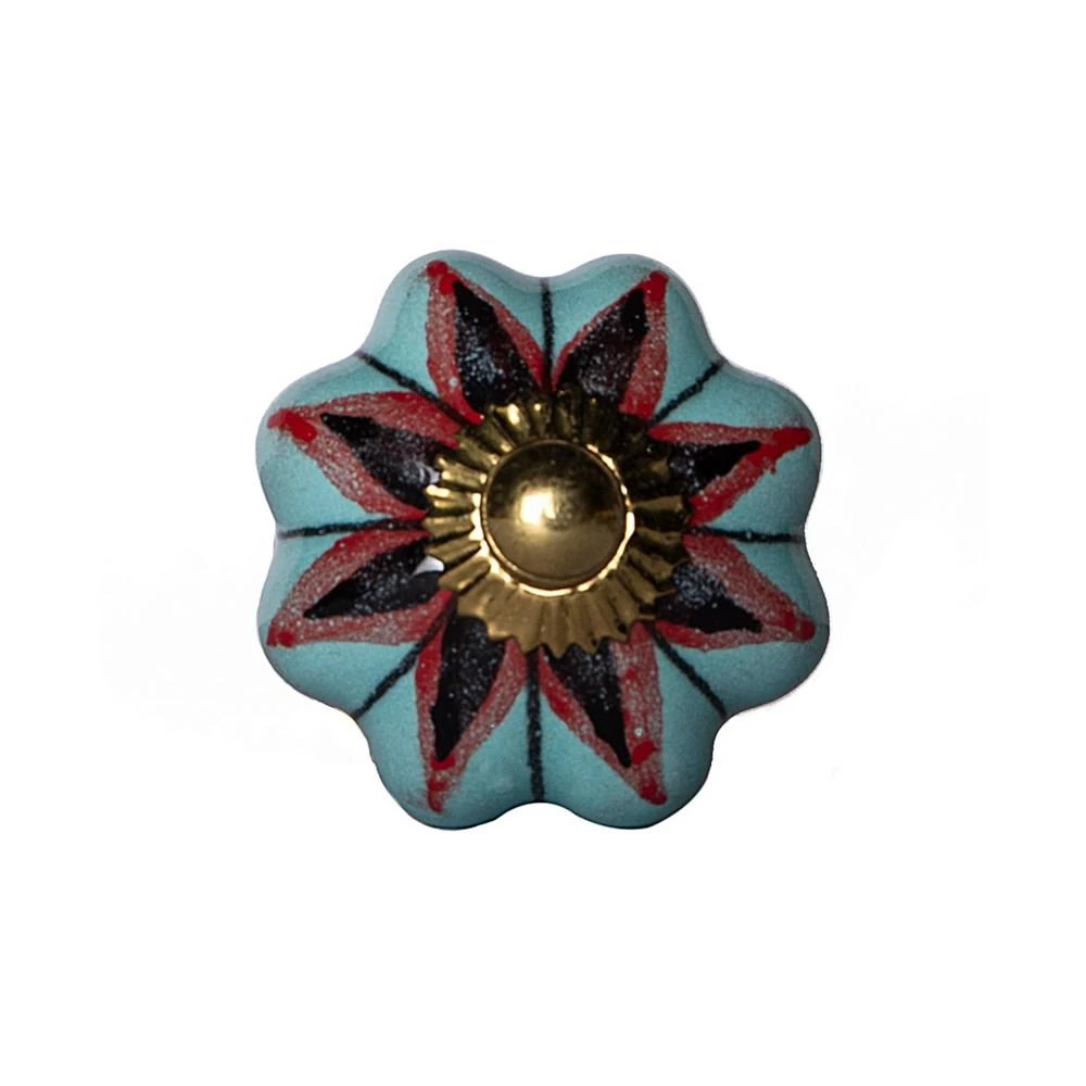 商品KNOB-IT|Handpainted Ceramic Knob Set of 12,价格¥469,第2张图片详细描述