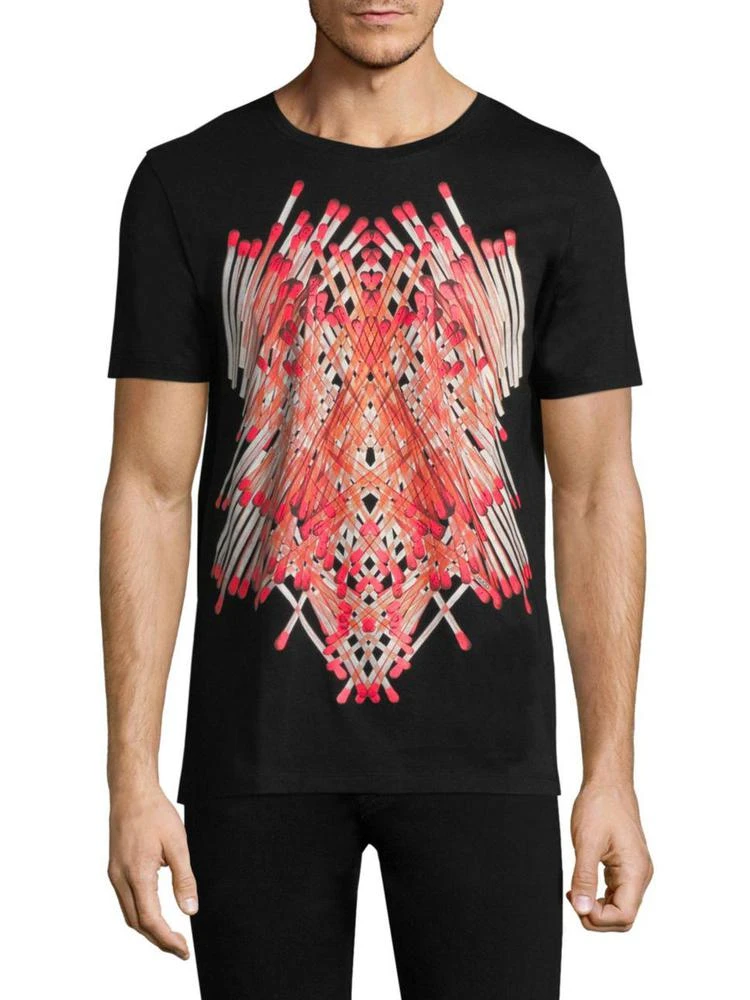 商品Hugo Boss|Matches-Print Cotton Tee,价格¥287,第1张图片