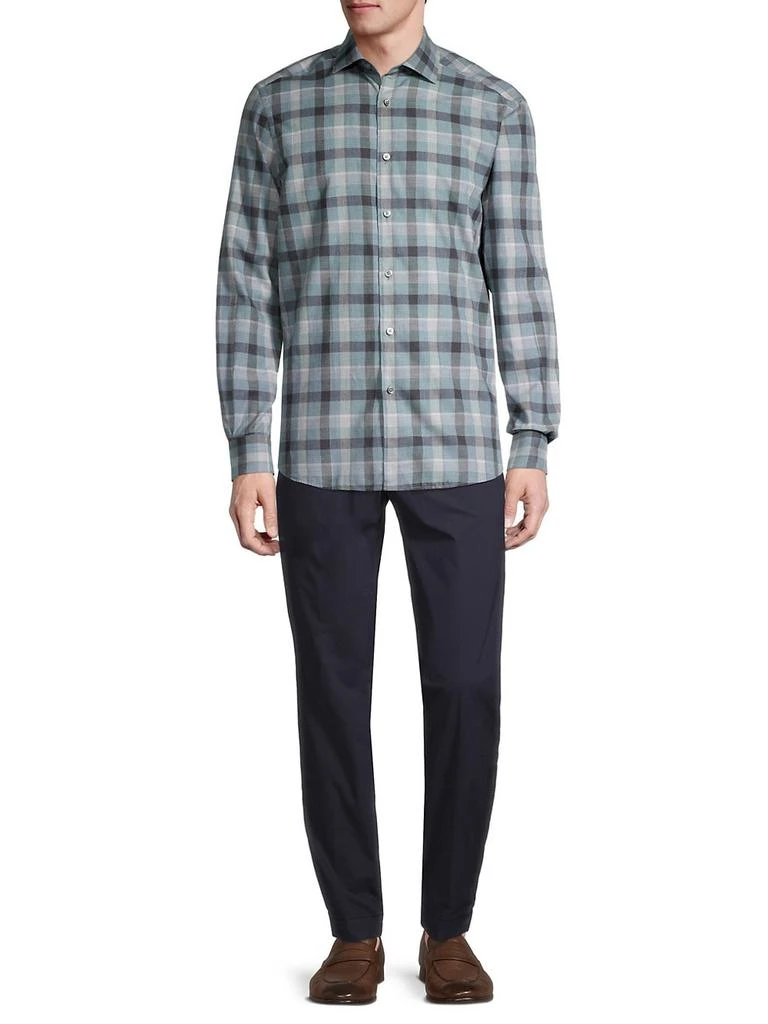 商品Zegna|Light Flannel Shirt,价格¥813,第2张图片详细描述