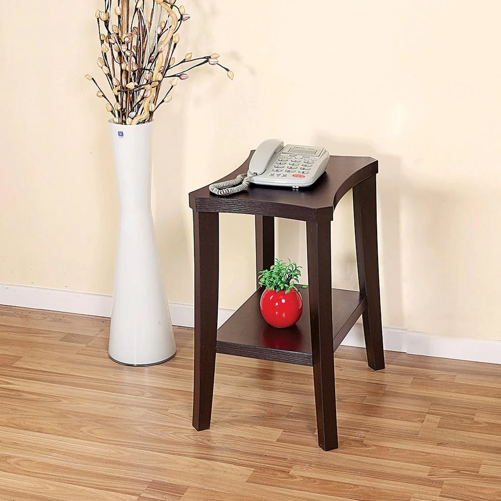 商品Streamdale Furniture|Streamdale Chairside Table Red Cocoa,价格¥675,第1张图片