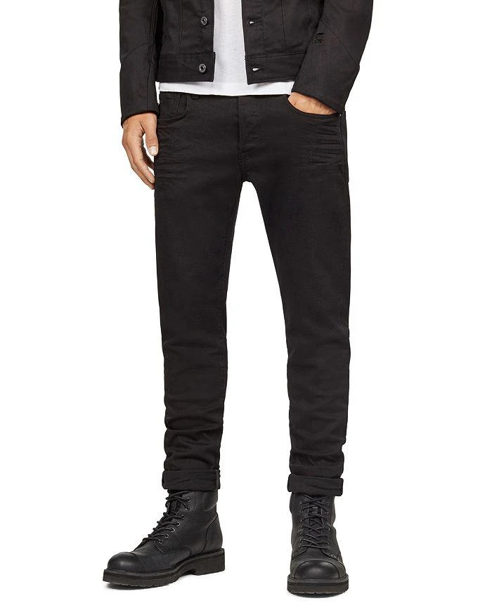 商品G-Star|3301 Slim Fit Jeans in Rinsed,价格¥755,第1张图片