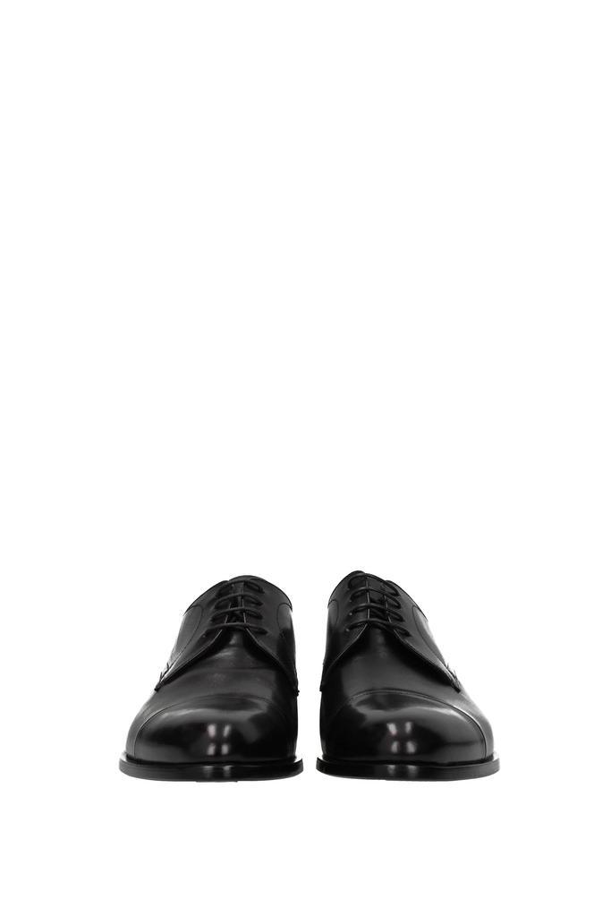 商品Prada|Lace up and Monkstrap Leather Black,价格¥2473,第5张图片详细描述