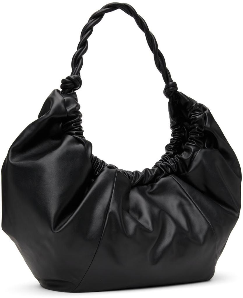 Black Medium Leather Twirl Bag商品第3张图片规格展示