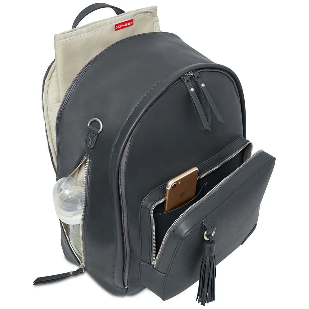 商品Skip Hop|Greenwich Simply Chic Diaper Backpack,价格¥556,第4张图片详细描述