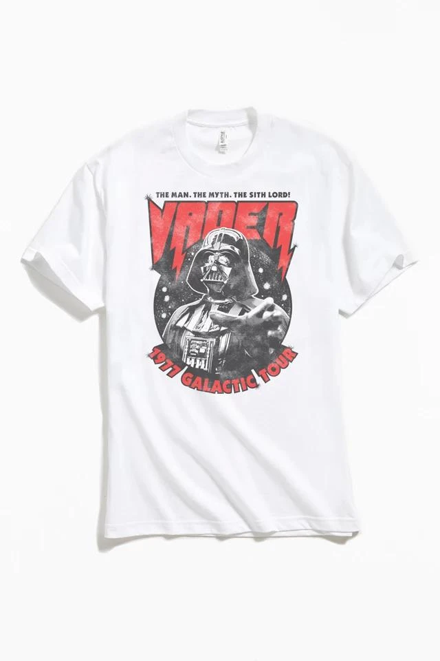 商品Urban Outfitters|Star Wars Darth Vader 1977 Galactic Tour Tee,价格¥264,第1张图片