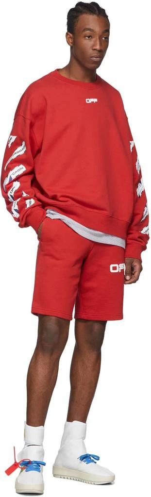 商品Off-White|Red Airport Tape Sweatshirt,价格¥2424,第5张图片详细描述