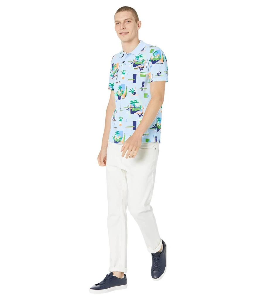 商品Lacoste|Short Sleeve Aop Printed Palm Polo,价格¥817,第4张图片详细描述