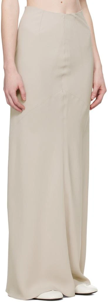 商品AMI|Beige Bias-Cut Maxi Skirt,价格¥2310,第2张图片详细描述